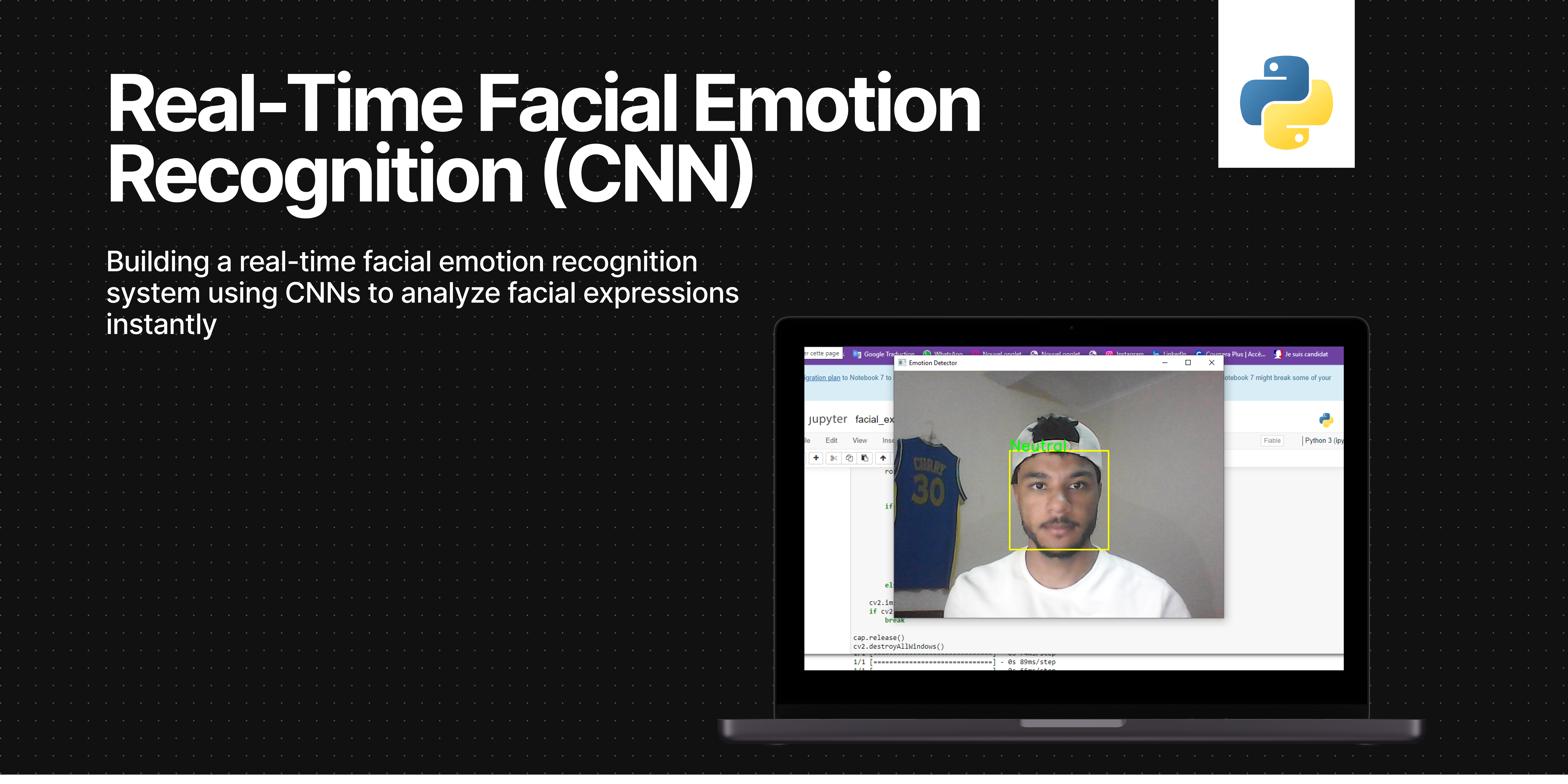 Real-time Facial Emotion Recognition (CNN)